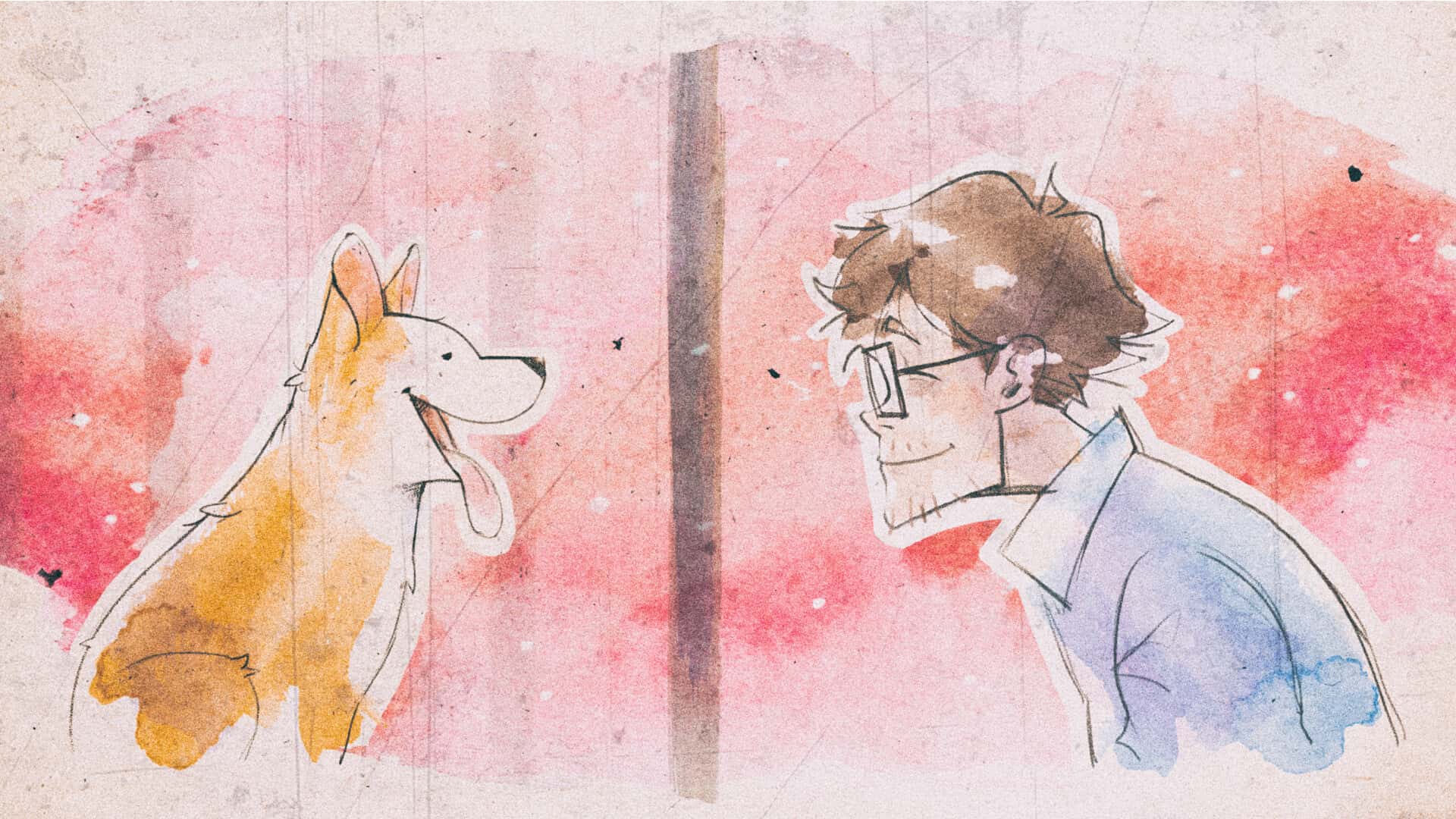 我的小柯基 My Little Puppy插画